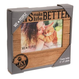 Pavilion Gift Company 67266 We People-Cats Make Life Better 4x6 Picture Frame