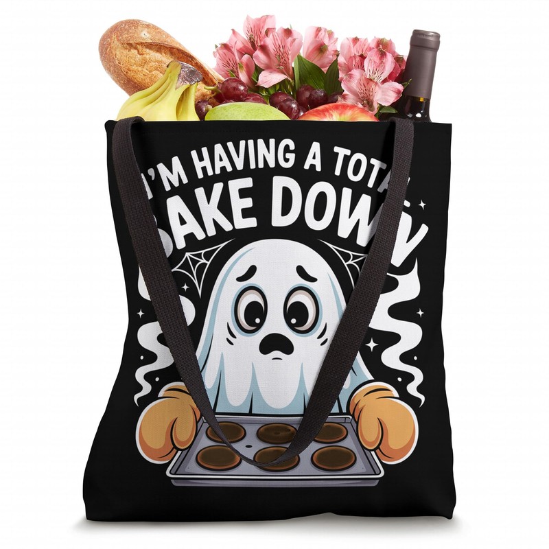 Funny Bake Down Baking Ghosts Tote Bag