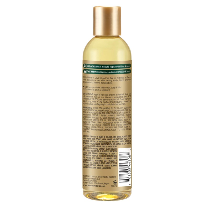 African Pride Olive Miracle Anti-Breakage Maximum Strengthening Growth Oil 237