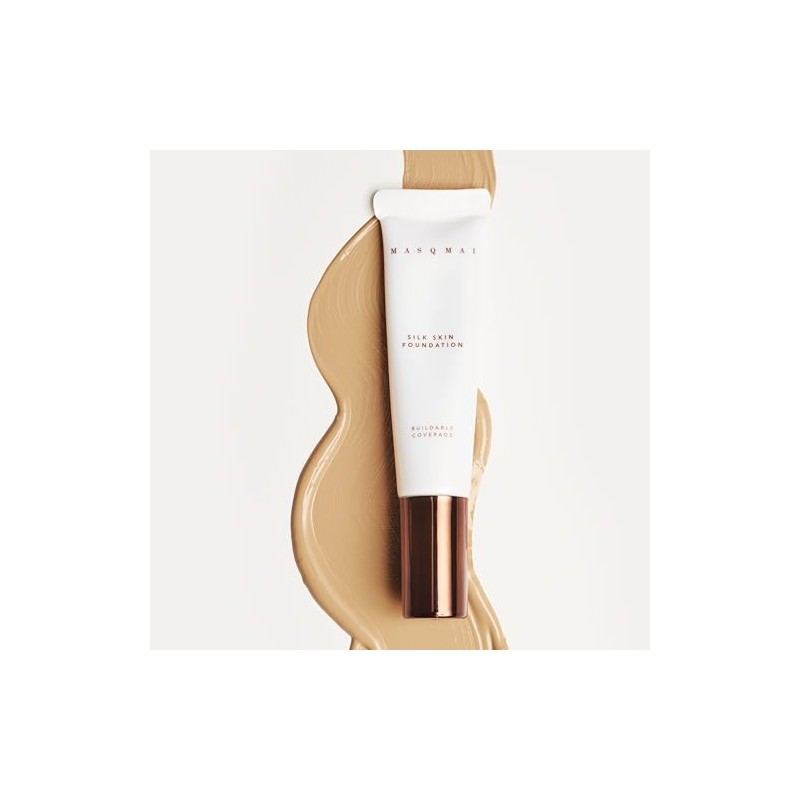 MASQMAI Silk Skin Foundation, Foundation, langanhaltend, Farbton: Warm Beige, 30