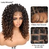 Lady Miranda Double Full Lace Braided Wigs for Black Women