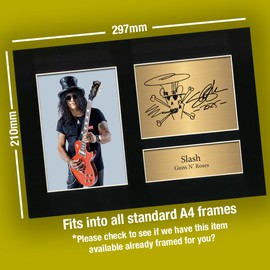 Slash Autograph Reproduction Print, 2025 Edition No178