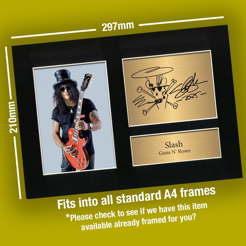 Slash Autograph Reproduction Print, 2025 Edition No178