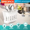 2 Divided Cutlery Storage Holder Spoon Chopsticks Basket Kitchen Organizer
