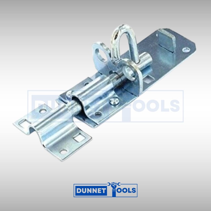 Dunnet Tools® 4", 6", 8" Brenton Bolt Sliding Padlock Bolt