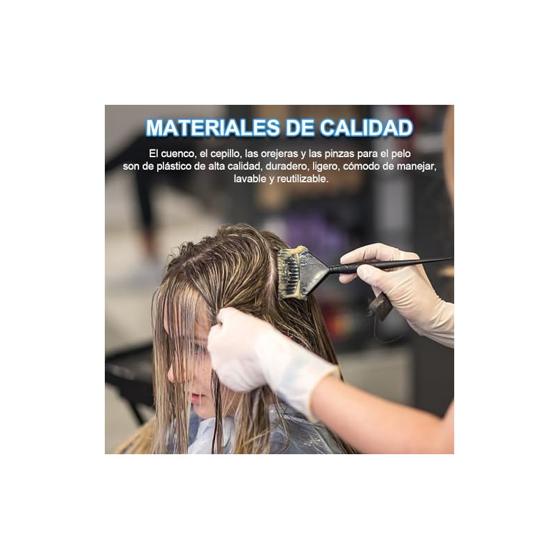 20 Piezas de Kit de Tinte para el Cabello, Kit