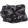 Bandana.com Black All Over Paisley Tube Headband Cooling Headband, Sports