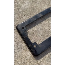 BLVD Forged Carbon Fiber Motorcycle License Plate Frame