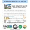 Certified Glyphosate Residue Free Unbleached Hard Red Winter Whole Wheat