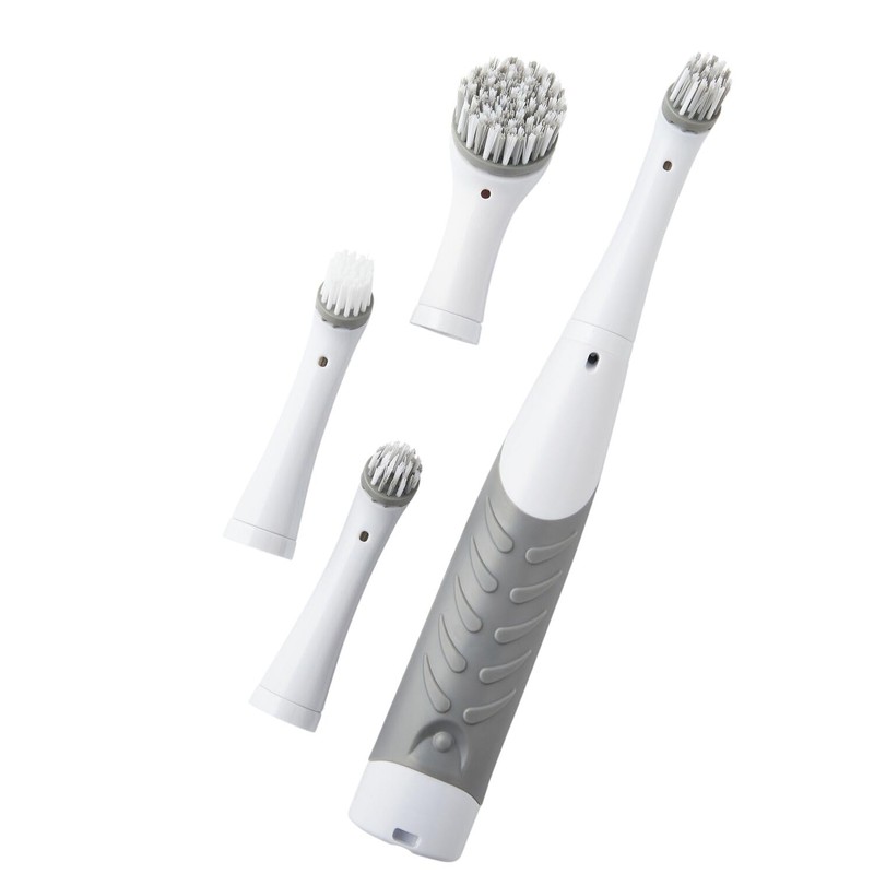 Lakeland Electric Cleaning Scrubber Brush – 4 Cleaning Heads Great