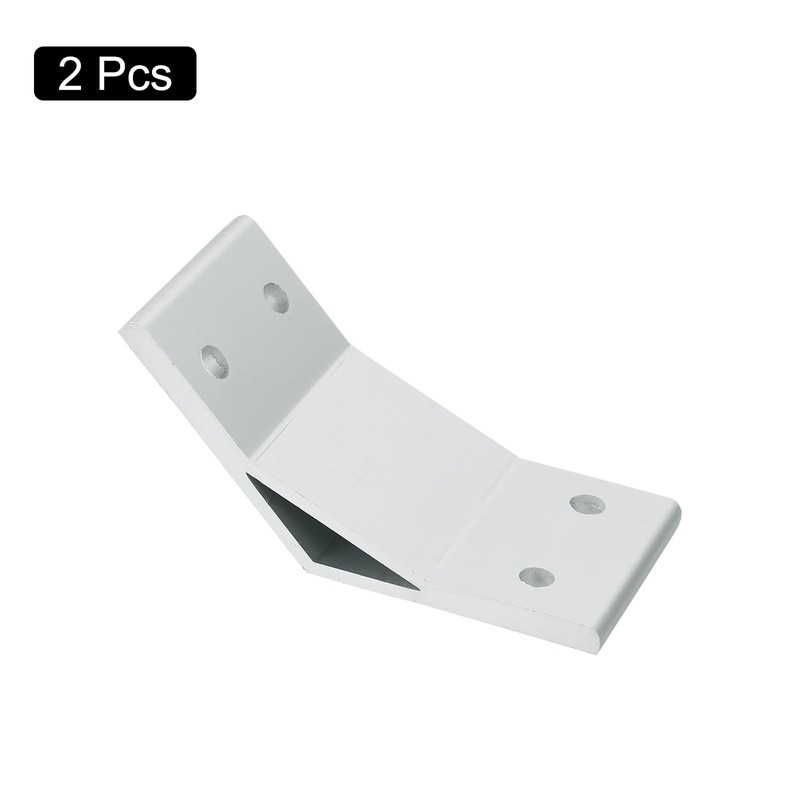 QUARKZMAN 2pcs 135 Degree Angle Aluminium Profile Corner Brackets Corner