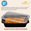 CHEF ROYALE 1 Compartment Meal Prep Containers BPA Free Reusable
