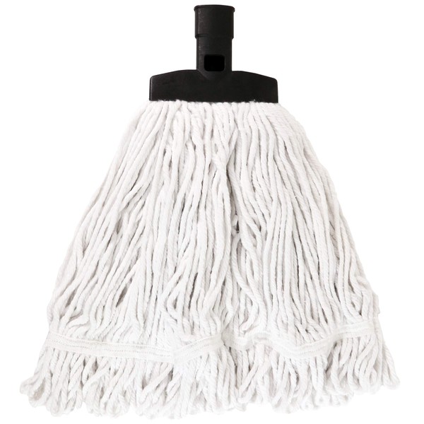 SWOPT Cotton Mop Head — Cleaning Head Interchangeable with All SWOPT Cleaning Products for More Efficient Cleaning and Storage — Great to Use on Wood, Laminate or Tile Floors, Machine Washable