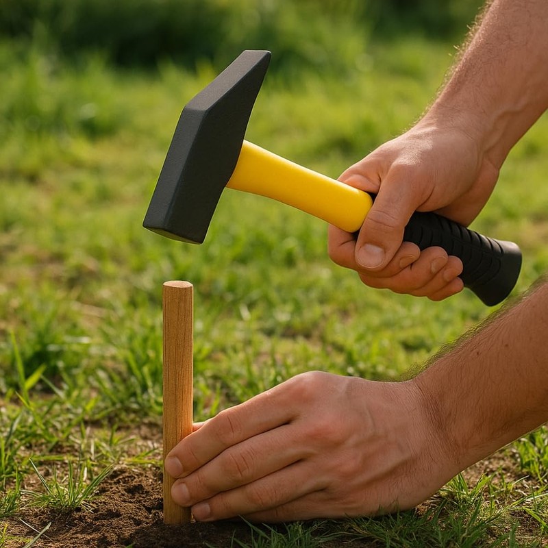 Carpenter Rivoir Hammer 34 cm Yellow and Black 800 g