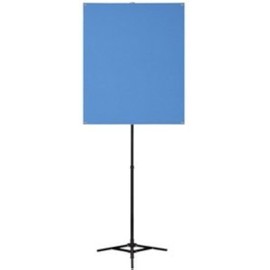 Badge Plus Inc. PPBSS-LB BDG Photo Stand with Light Blue Backdrop, Portable