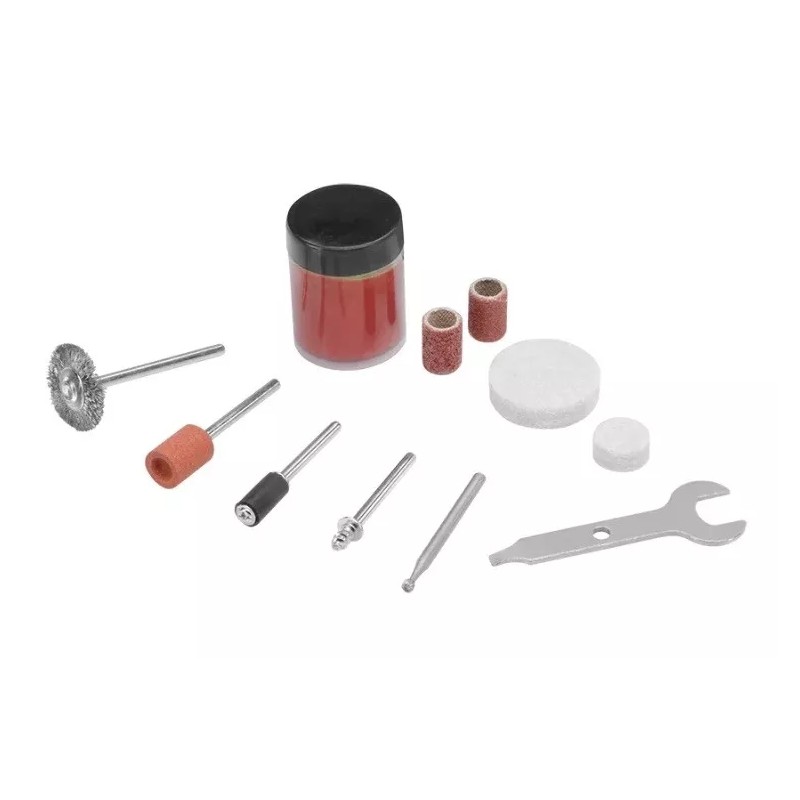 HART 1 Amp 2-Speed Rotary Tool Kit with 10 Accessories