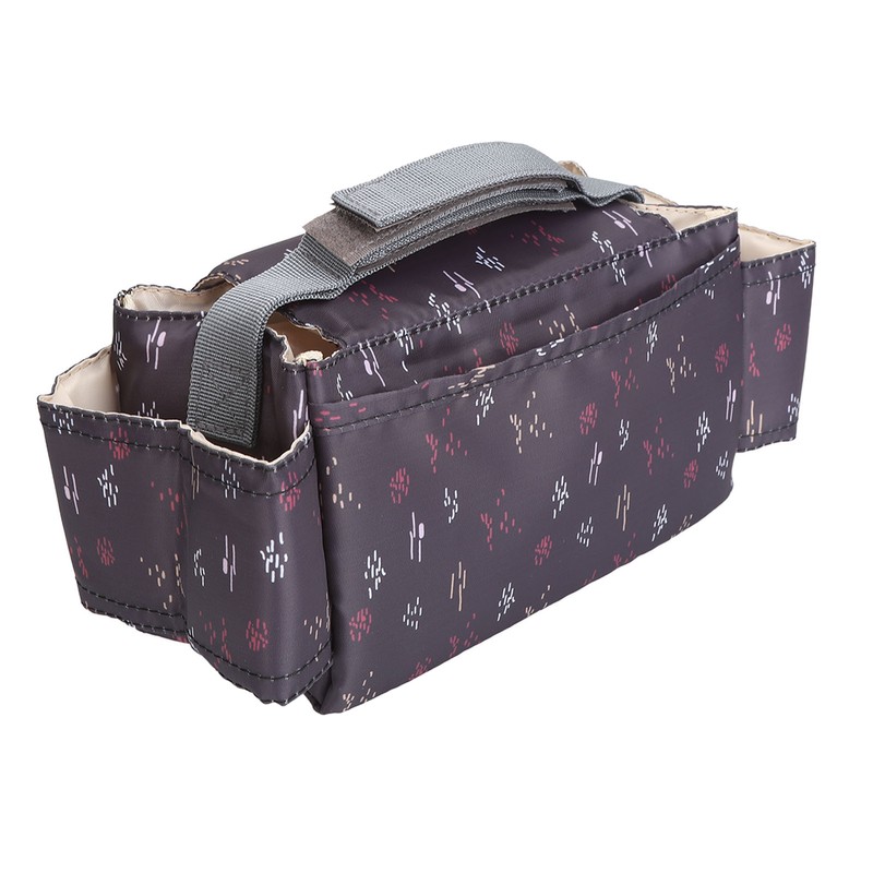 Universal Stroller Organizer with Insulated Cup Holder Phone Bag Waterproof