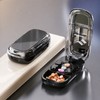 Portable Pill Cutter and Organizer for Travel – 1/2, 1/3,