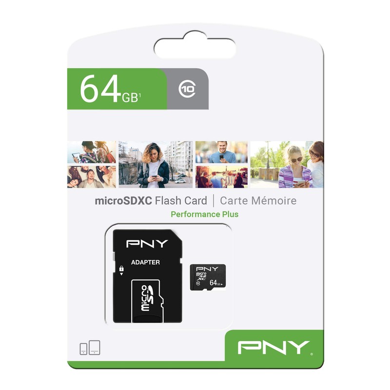 PNY Performance Plus microSDXC card 64GB Class 10