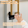 Filhome Combination Lock with Shackle Long 4 Digit Combination Lock