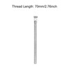 sourcing map Fully Threaded Rod M4 x 70 mm 0.7
