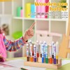 Cinnvoice Wooden Marker Stand 16 Marker Pen Holder Storage Organizer