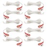 10pcs / bag 2.35mm 1.5m 2‑In‑1 Button Type Electrode Lead