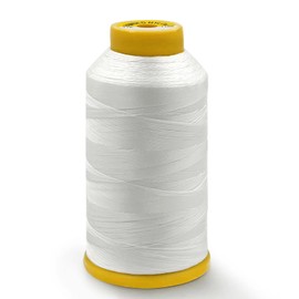 Tortoise 1500 Yards Bonded Nylon Heavy Duty Thread # 69 T70 Size 210D/3 for Sewing Leather;Weaving Hair;Upholstery and Beading Color White