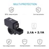 SONONIA Motorcycle Dual USB Port Cell Phone Charger Socket with
