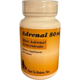 Next To Nature Inc Adrenal 80 100 tabs