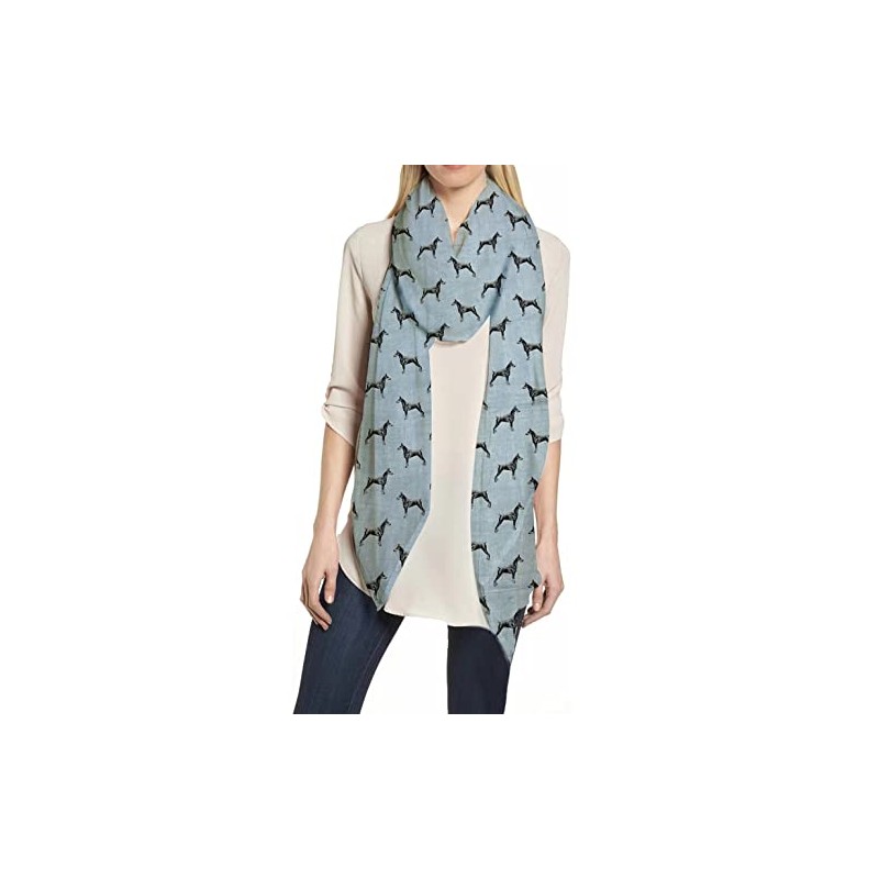Lina & Lily Doberman Pinscher Dog Pattern, Large, Thin, Spring,