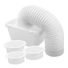 SHOWERORO Dryer Accessories Kit Vent Connector Lint Trap Condenser Filter Plastic Components for Easy Installation