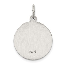 IceCarats 925 Sterling Silver Vintage San Juan Los Lagos Medal Necklace Chain Pendant Charm Only