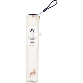 Wpc. AL02-031-002 Rain Umbrella [Air-Light] Leopard & Tiger Mini Off Folding Umbrella, 21.7 inches (55 cm), Women's, For Rain or Shine, Ultra Lightweight, 4.1 oz (115 g), Compact, Lightweight, Slim, Easy to Store in Small Bags, Stylish, Cute, Women's,