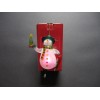 Avon NIB AVON COLLECTABLE COLOR CHANGING LIGHTED SNOWMAN ORNAMENT