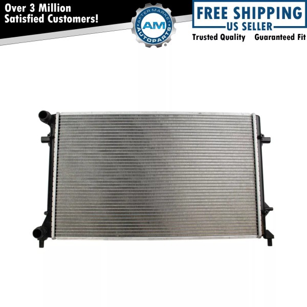 AM Autoparts Radiator Assembly Aluminum Core Direct Fit for Volkswagen