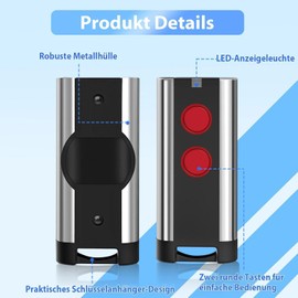 868MHz Garage Door Opener Handheld Transmitter for Summer 4020 TX03-433-4, 4026V000 4025V000 4026V000, SOMloq1, Summer Remote Control for APERTO 4025 4021, Pack of 2