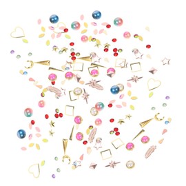 Beavorty Elegant Nail Decor 9 Boxes Pearl Rhinestone Gems for Nail Art Accessories