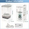 Automatic Electric Makeup Brush Cleaner with Deep-Cleaning Silicone Scrubbers, USB