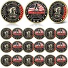 Quelay 20 Pcs Memorial Day Military Challenge Coins Thank You