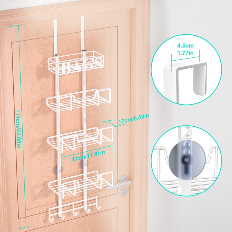 HapiRm Over Door Purse Organizer - Adjustable Purse Storage Rack