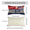 Rhode Island Throw Pillow Cover 12x20 Set of 2, Rhode
