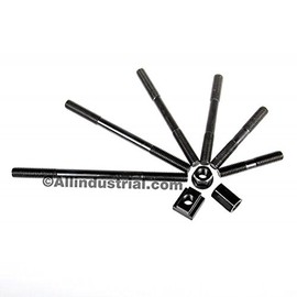 All Industrial Tool Supply 58 Pc Pro-Series 1/2" T-Slot Clamping Kit Mill Machinist Set 3/8-16