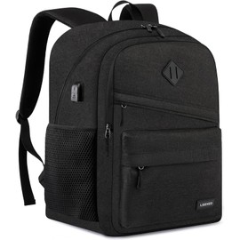 LIBENED School Backpack for Teen Boys and Girls, Backpack for Men Women, 17.3 inch Laptop Back Pack for High School and College Students with USB Charging Port
