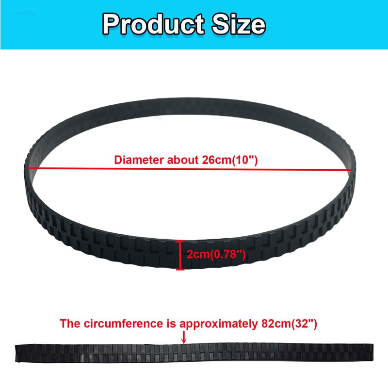 LANYINDI 2 Pcs 26CM/10Inch Plastic Tire Anti-Slip Strip for Ride-On