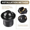 E27 Lamp Holder Black Compatible with Vintage Pendant Lights, Self-Locking
