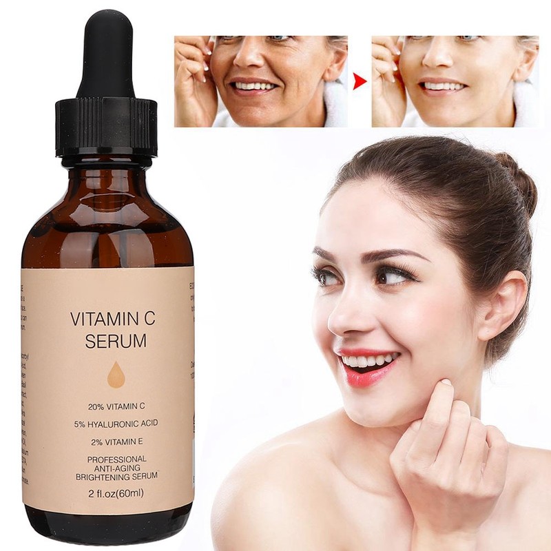 60ml Vitamin C Hyaluronic Acid Moisturizing Lifting Tightening Skin Care