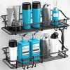 Nieifi Shower Caddy Shelf with Hooks Storage Rack Organizer Adhesive
