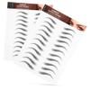 VICASKY 6Sheets Eyebrow Stickers Hair Like Temporary Tattoo Transfers for Quick Makeup Application and Grooming Easy to Use Remove for Emergencies