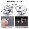 20Pcs 925 Sterling Silver Earring Backs – Secure & Durable